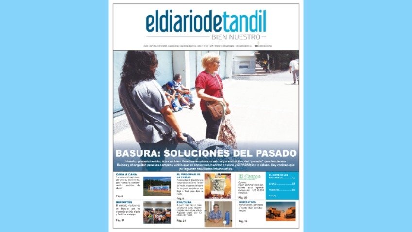 "Basura: soluciones del pasado", la tapa de nuestra Edición Papel